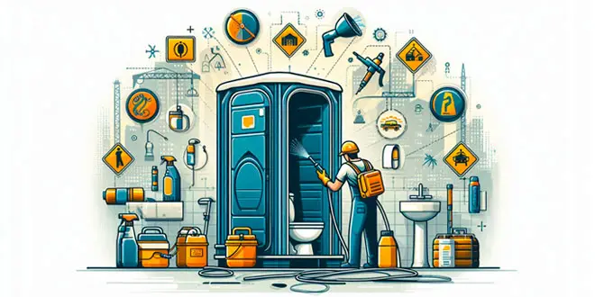 Cómo Mantener y Limpiar Baños Portátiles en Obras