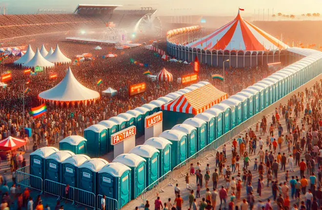 Alquiler Rápido de Baños Portátiles para Ferias y Festivales - Corporacion ALPA