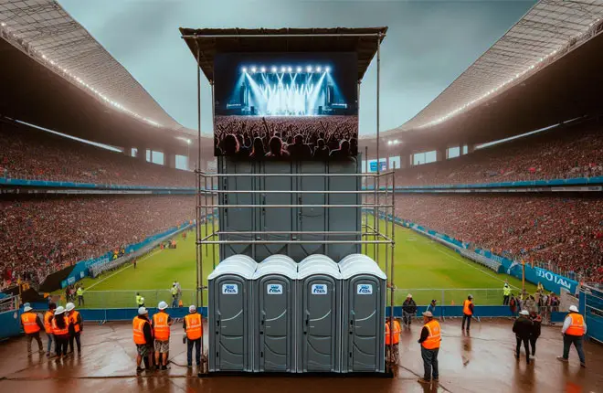 Renta Económica de Baños Portátiles para Conciertos en Lima, Perú - Corporacion ALPA