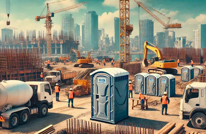 El Rol del Baño Portátil en la Industria de Construcción - Sanitarios Portátiles Alpa