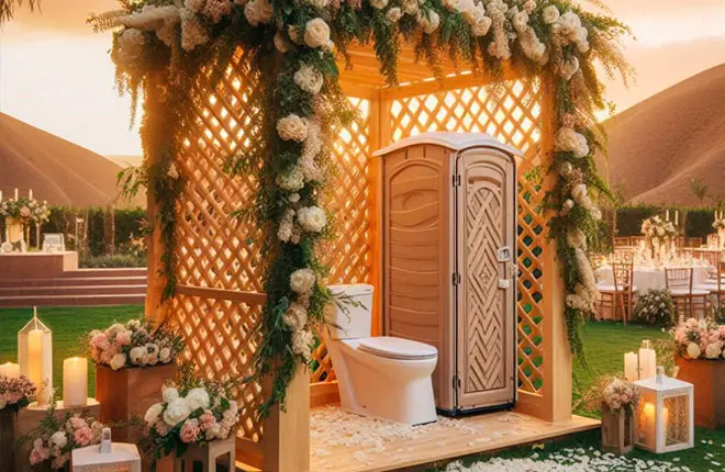 Cómo Disimular Baños Portátiles en Bodas: Ideas Elegantes y Prácticas - Corporación Alpa
