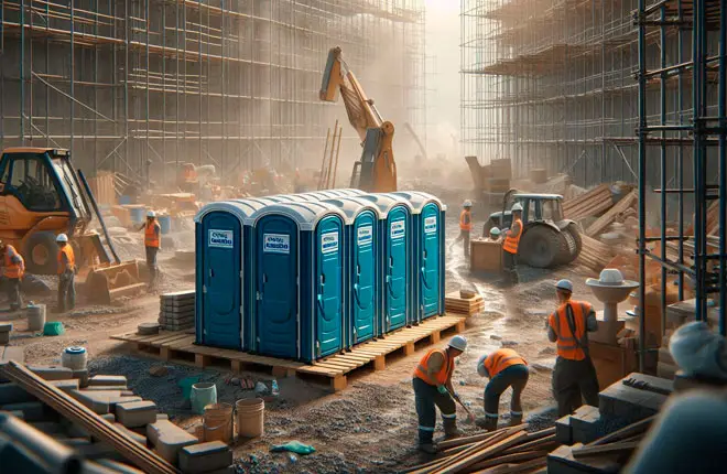 Cómo los baños portátiles mejoran la seguridad y productividad en la construcción - Corporación Alpa