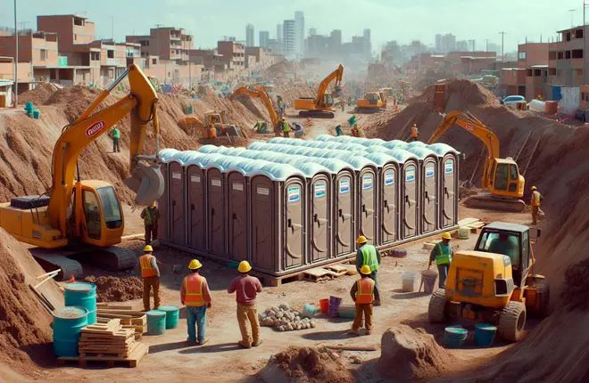 ¿Comprar o alquilar baños portátiles para construcción? Comparativa definitiva - Corporación Alpa
