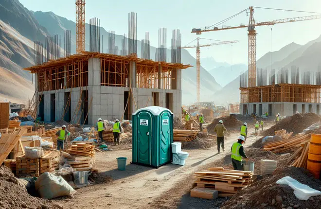 Renta de Baños Portátiles para Construcción en Chincha - Corporación Alpa