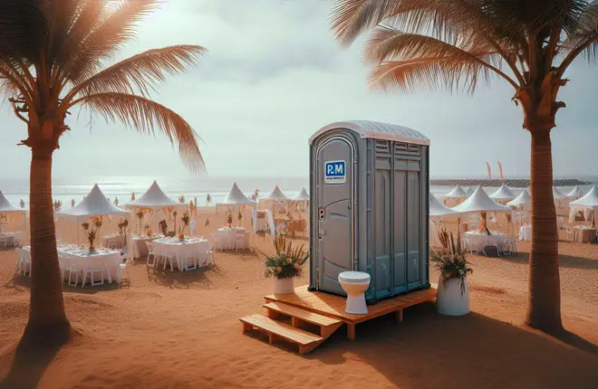 Baño portátil para eventos en Punta Hermosa - Corporación Alpa