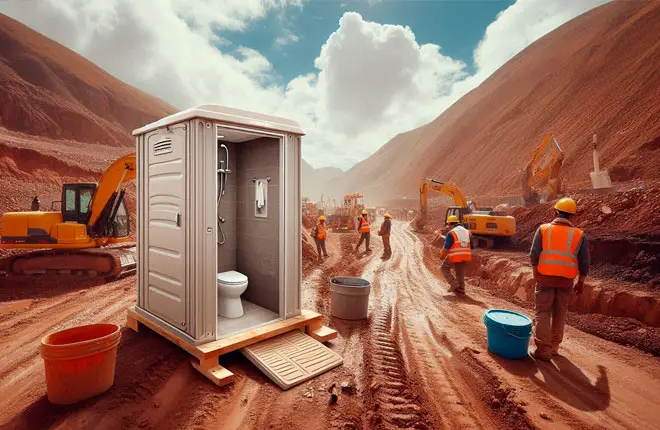 Baños portátiles con ducha para obras exigentes - Corporación Alpa