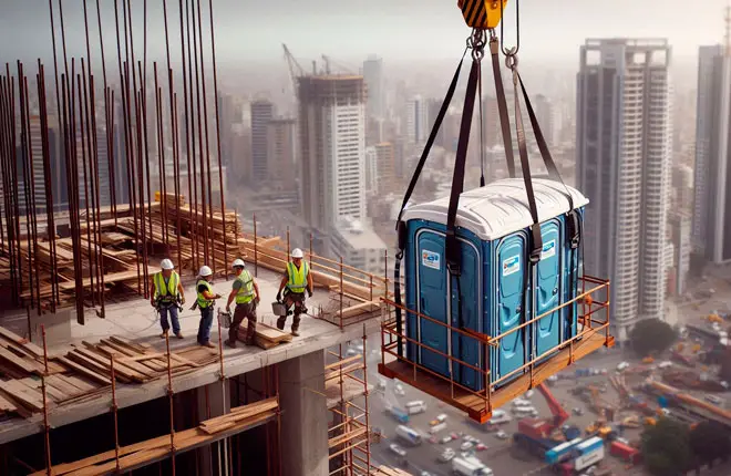 ¿Qué es un baño portátil con arnés seguro? - Corporación Alpa