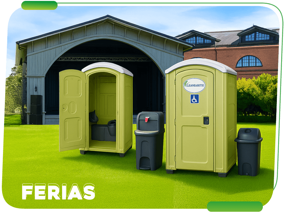 Renta de baños de portátiles en Ferias