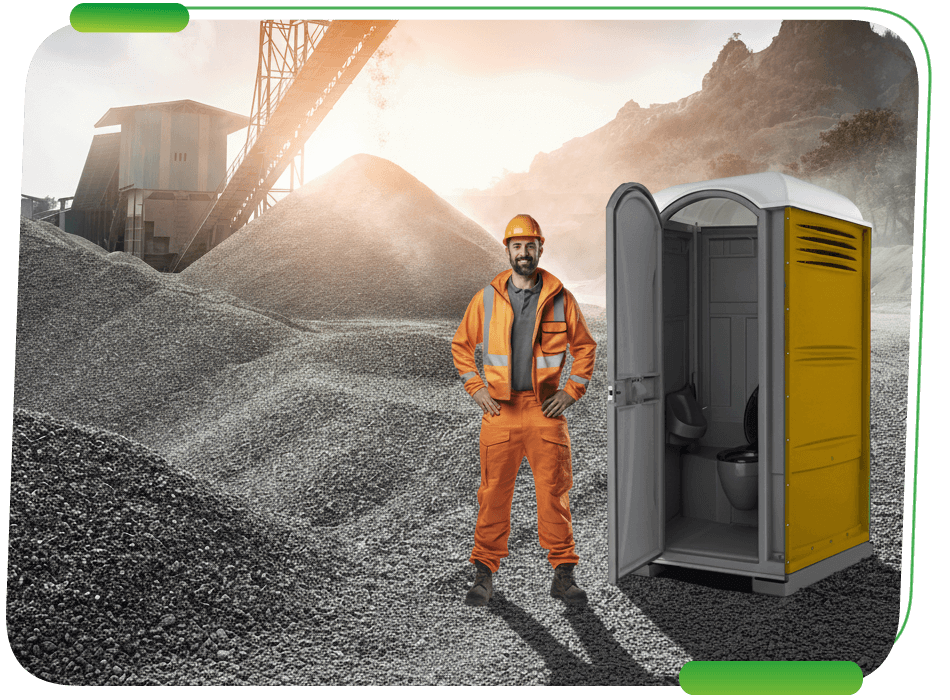 Alquiler de sanitario portátil para minería