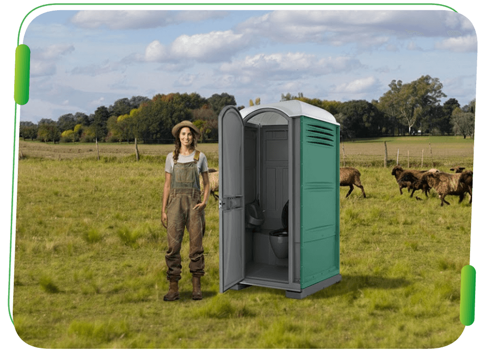Alquiler de sanitarios portátiles para agricultura