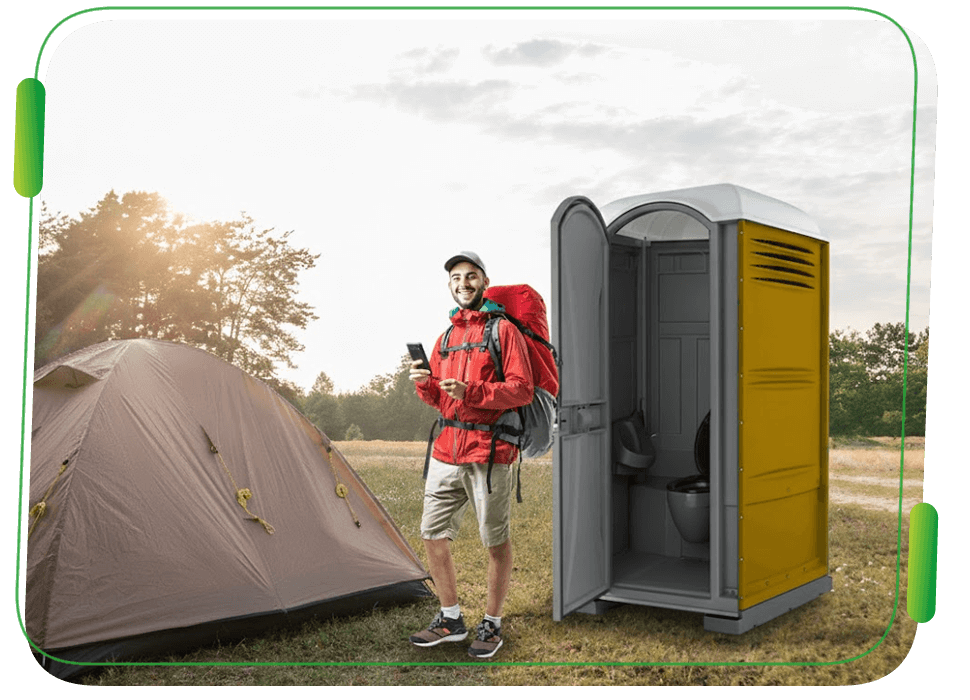 Alquiler de baño portatil para campamentos