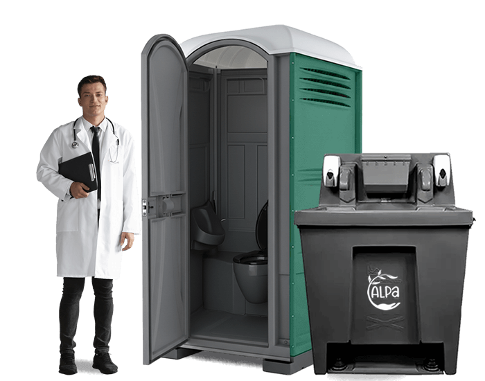 Alquiler de sanitarios portatiles para campañas de salud