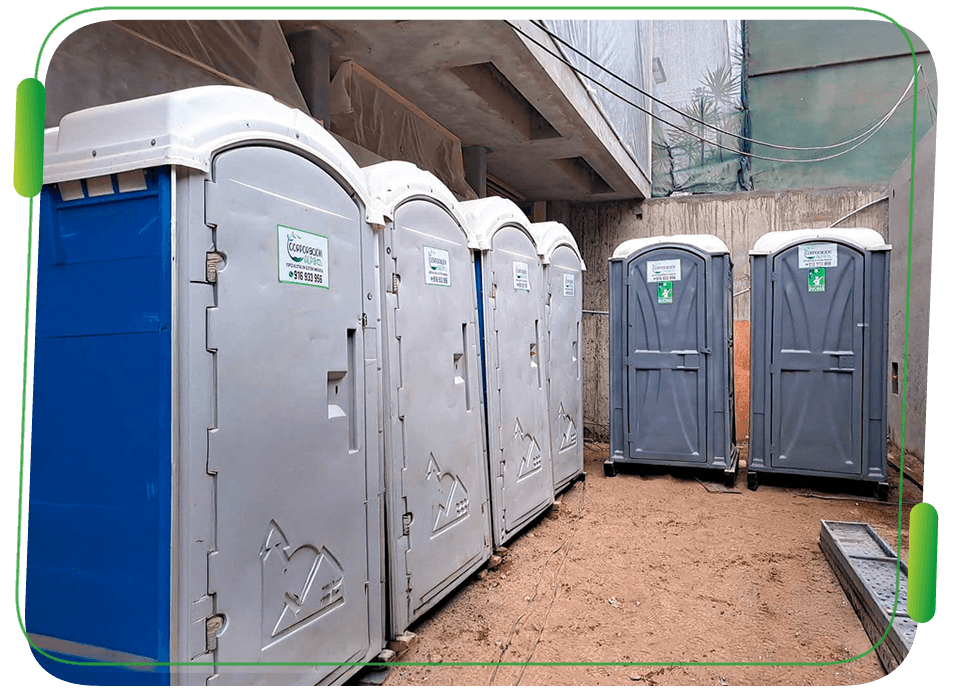Sanitarios Portátiles para edificaciones residenciales