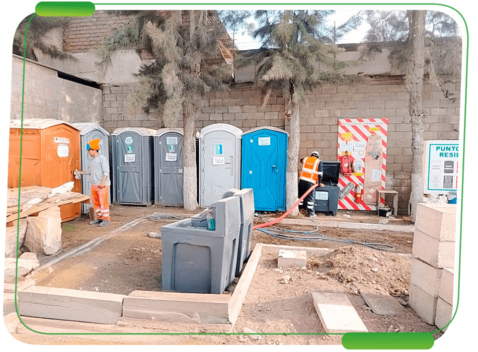 Sanitarios Portátiles para edificaciones residenciales