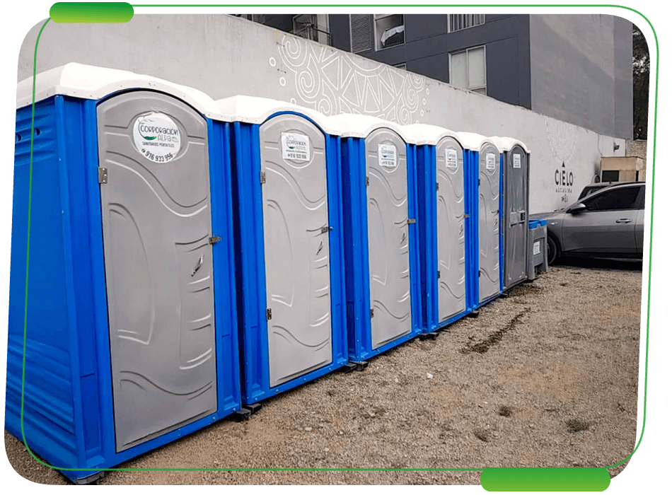 Alquiler de sanitario portátil obra civil