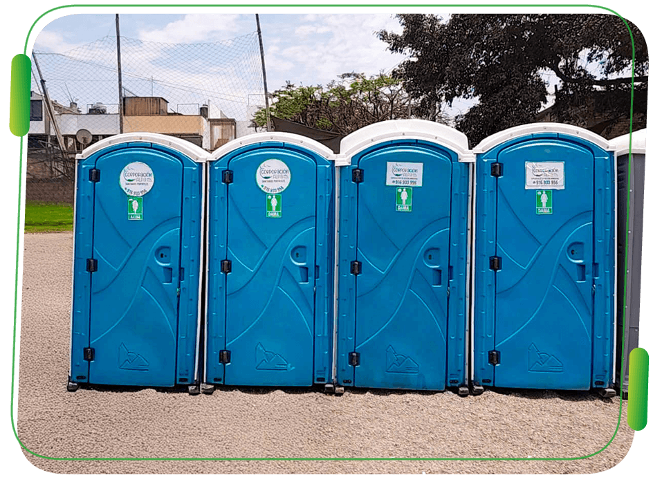 Sanitarios Portátiles para construcción de condominios