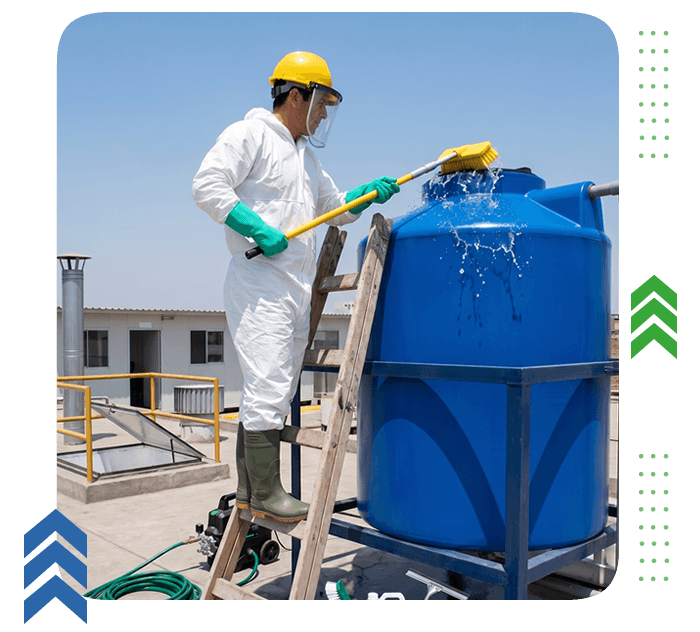 Gestión de limpieza de tanques de agua