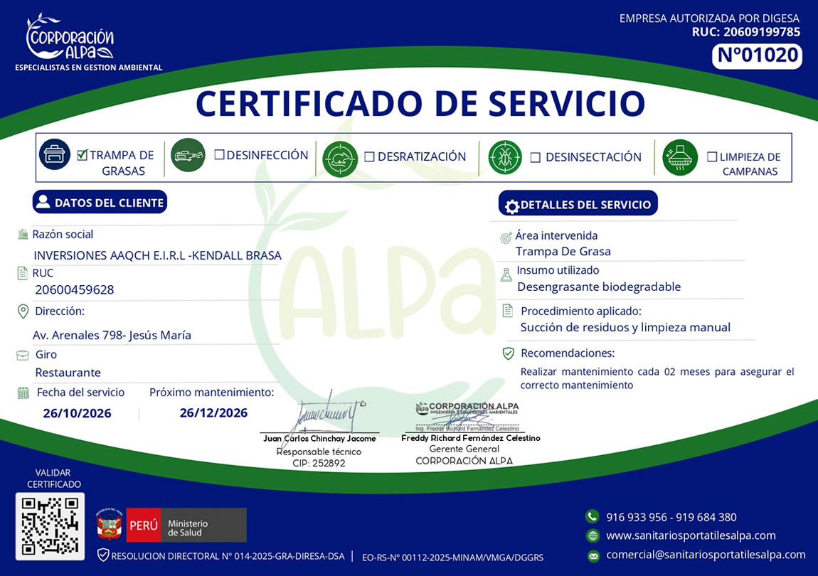 Cliente Kendall Brasa